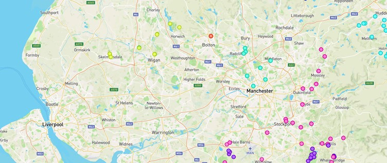 Riverfly map