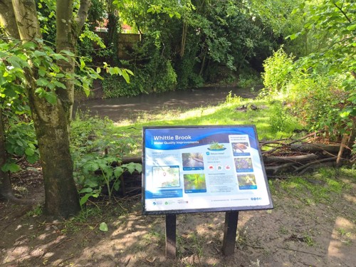 Whittle Brook interpretation panel