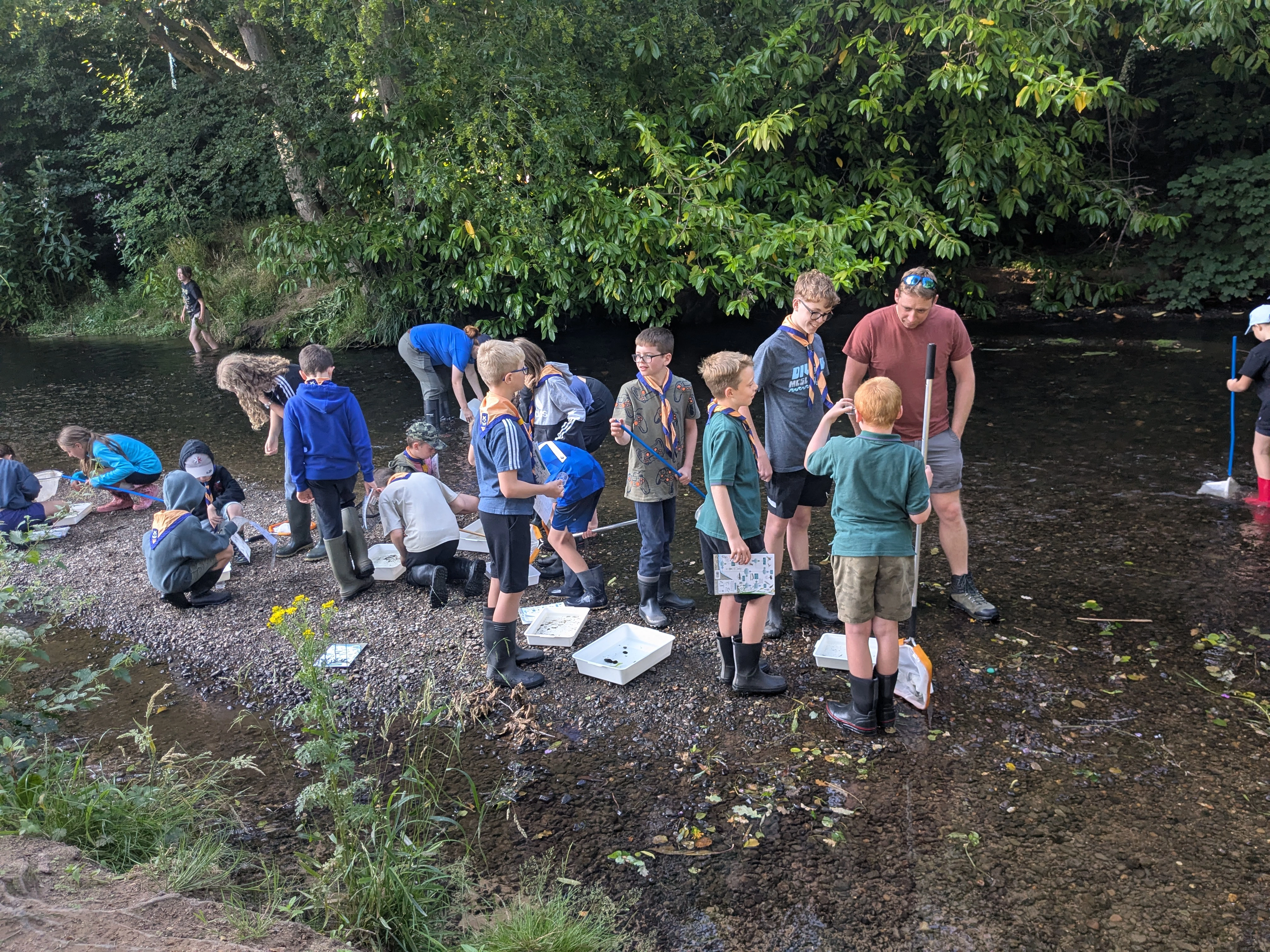 River dipping at the Carrs