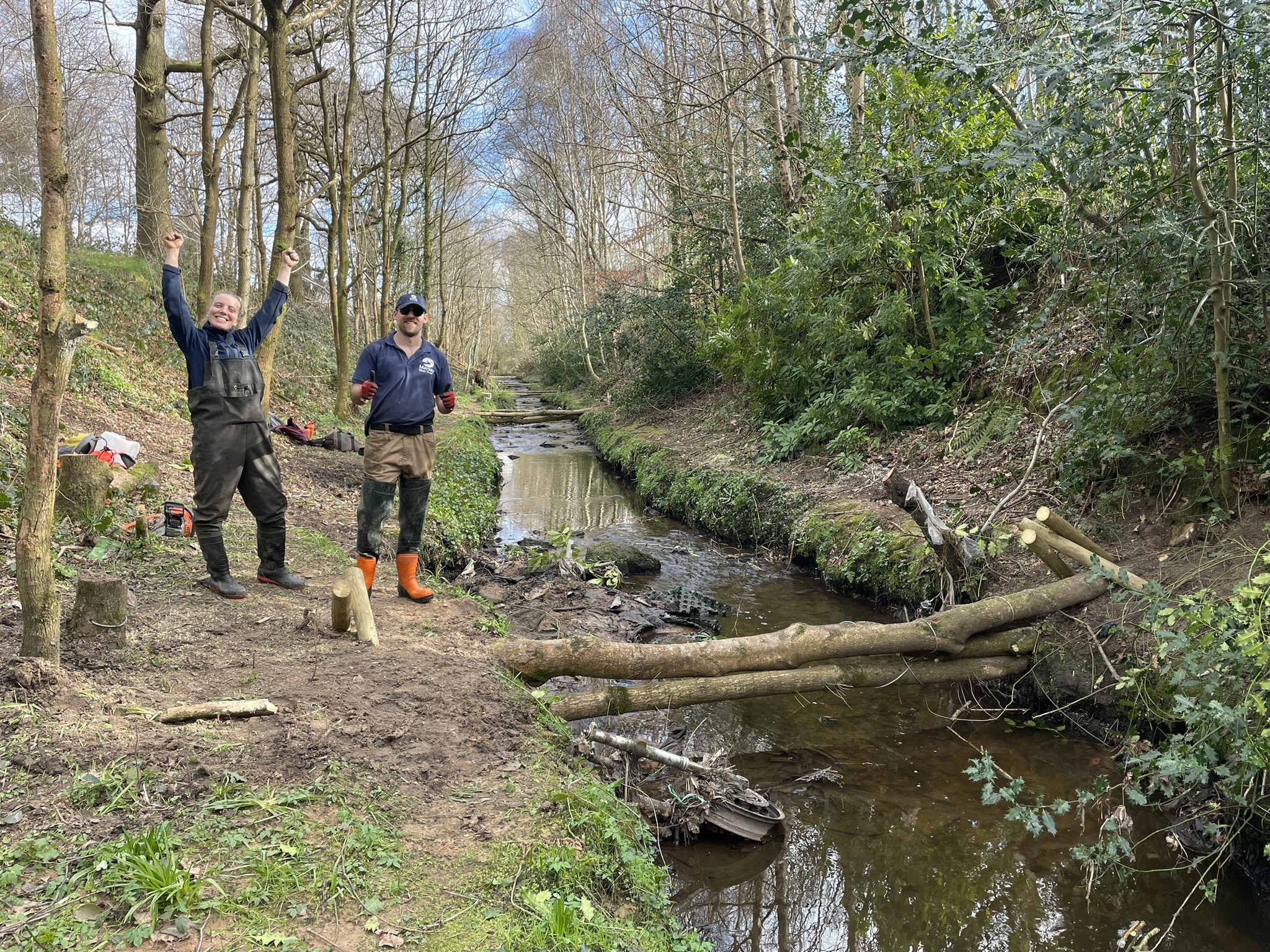 Willowbed Plantation leaky dams