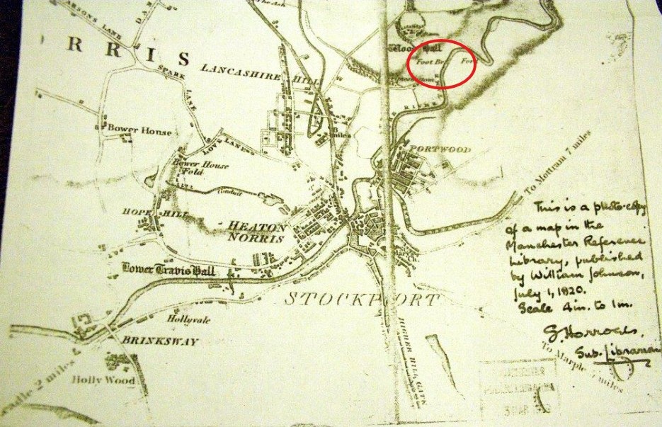 River Mersey Map 1820