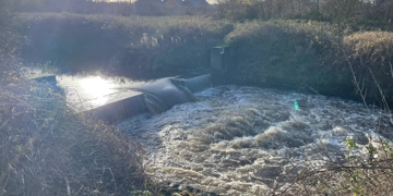 Alt Weir, lower River Alt